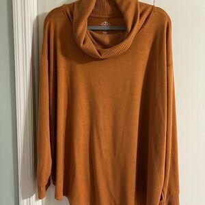 St. John's Bay, lightweight, gold, sweater, size 2x